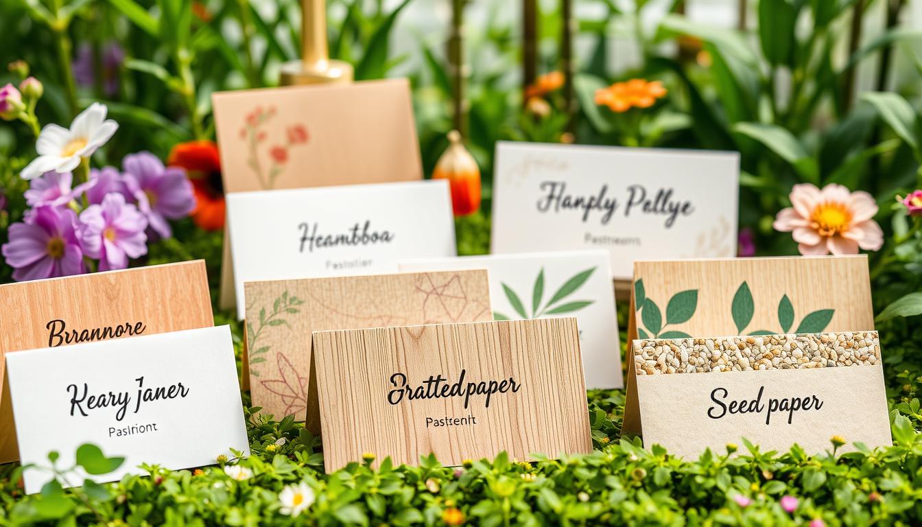 Exploring Eco-Friendly Materials for Sustainable Name Cards