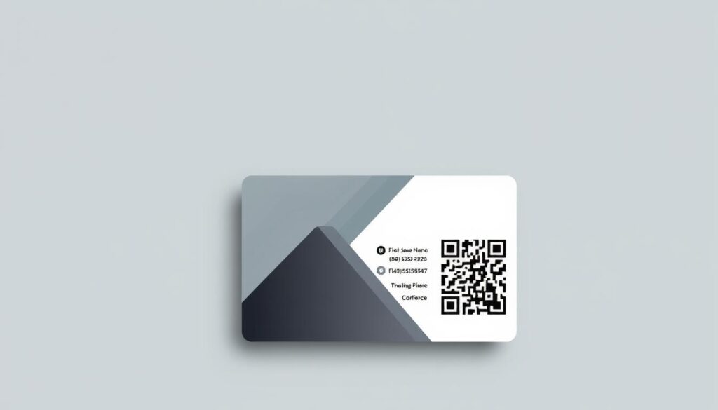 QR code business card