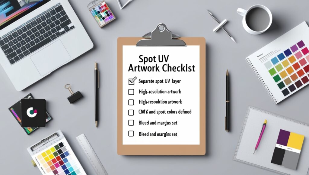 Spot UV Artwork Checklist