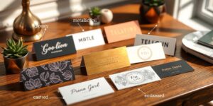 Spotlight on Specialty Finishes: Make Your Name Cards Memorable