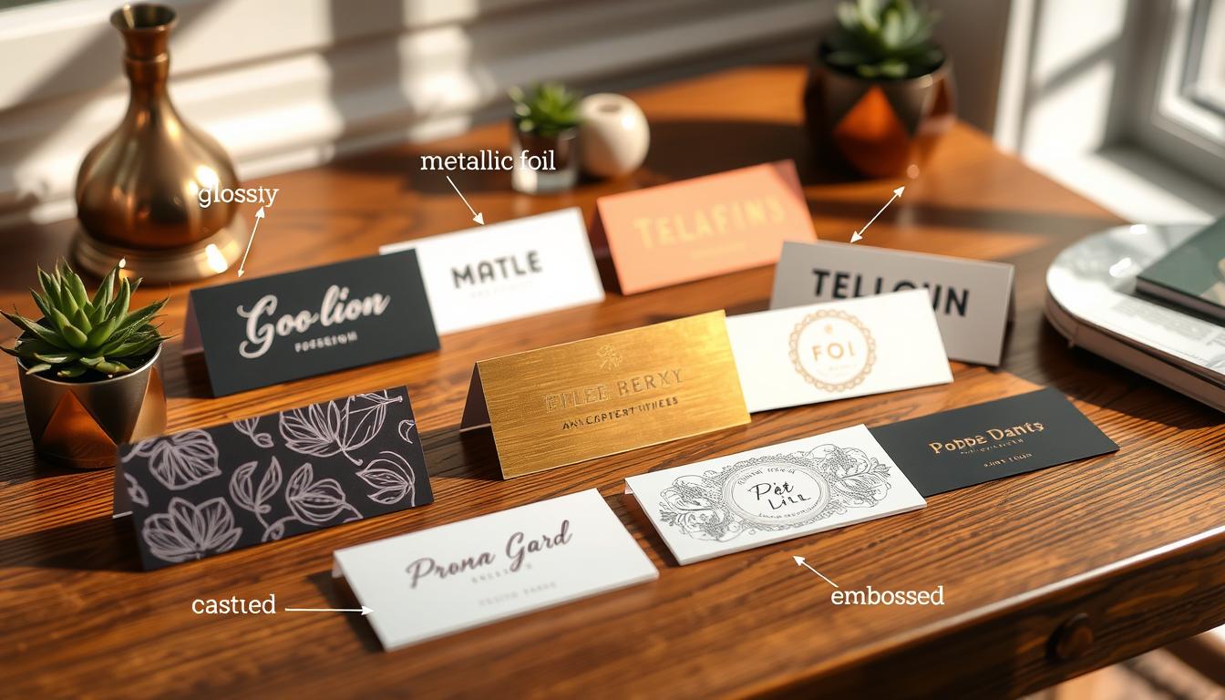 Spotlight on Specialty Finishes: Make Your Name Cards Memorable