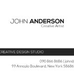 artistic flair personal name card design 4