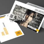 bold identity personal name card design 2