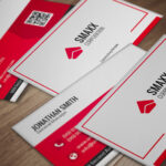 bold impact name card design 4