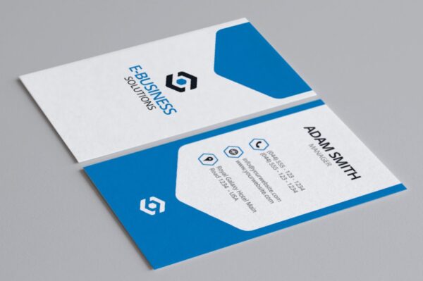 branding advisor name card design 1