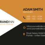 business icon name card design 2