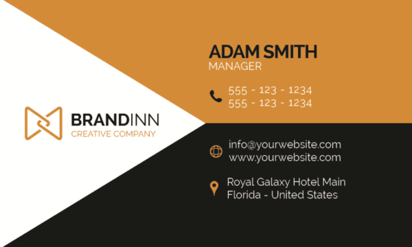 business icon name card design 2