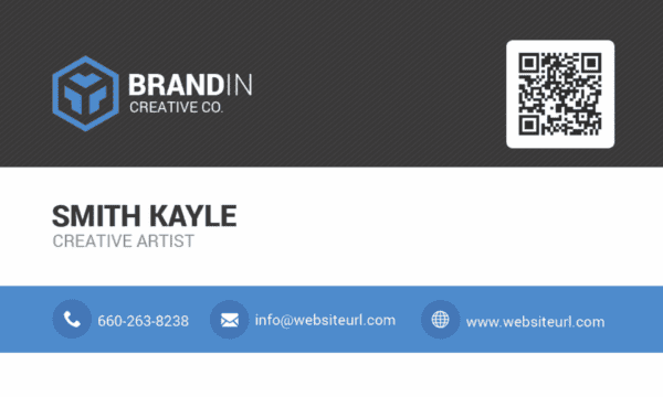 business influencer name card design 2