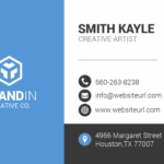 business innovator name card design 2