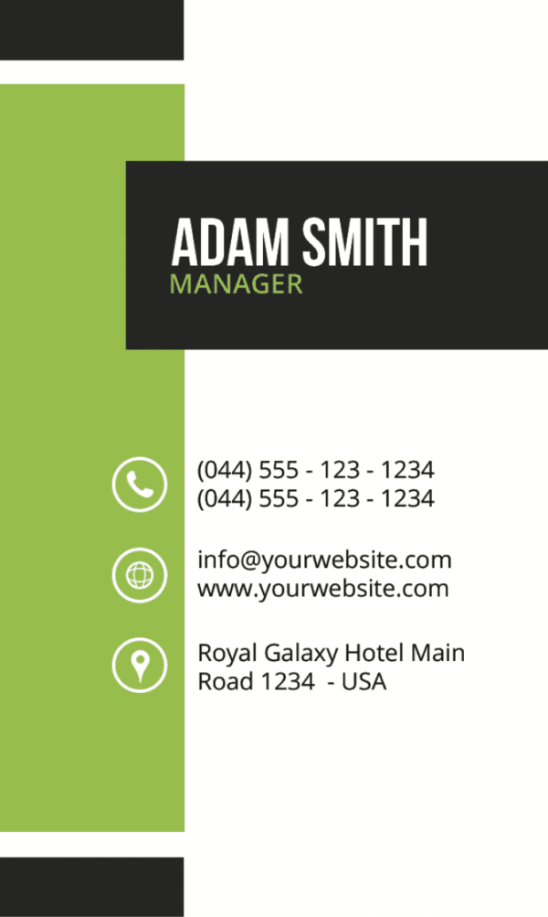 business mindset name card design 2