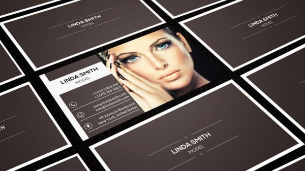 casting director name card design 3