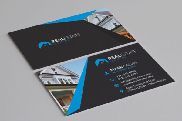 commercial realtor name card design 1