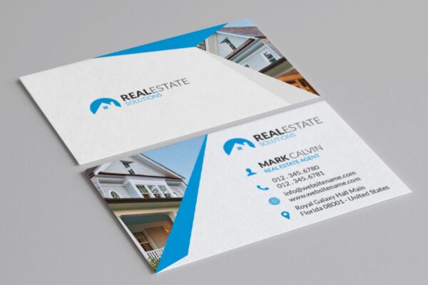 commercial realtor name card design 2