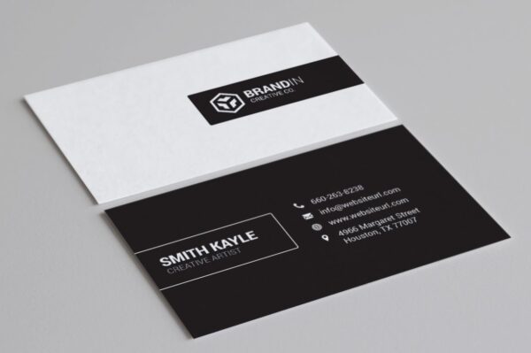 consulting expert name card design 1