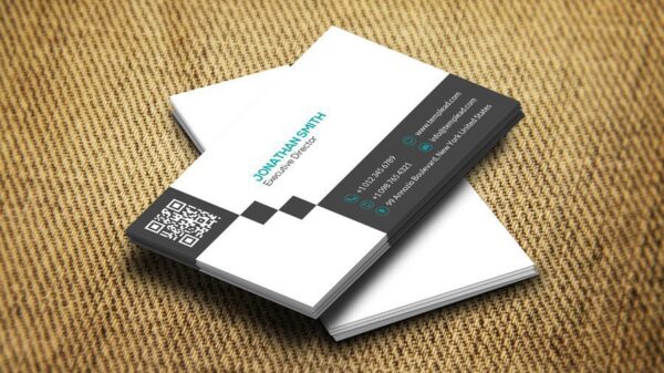 corporate charm name card design 1