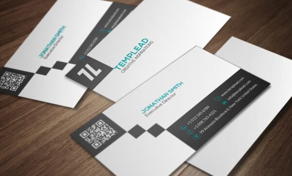 corporate charm name card design 4