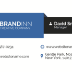 corporate excellence name card design 2