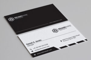 corporate strategist name card design 1