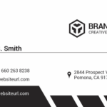 corporate strategist name card design 2