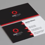 corporate strategy name card design 1