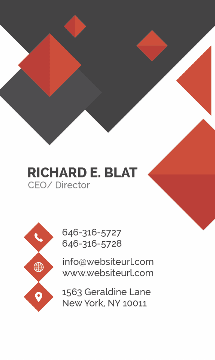 corporate talent name card design 2