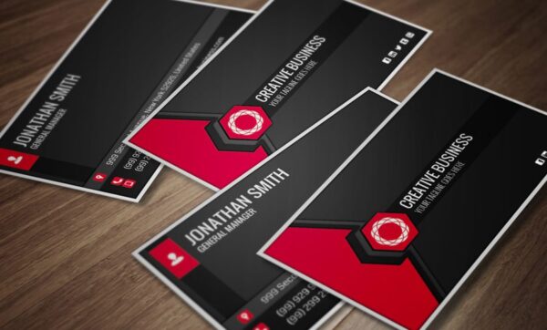 dynamic enterprise name card design 4