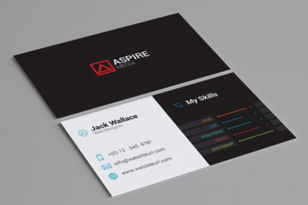 elite manager name card design 1