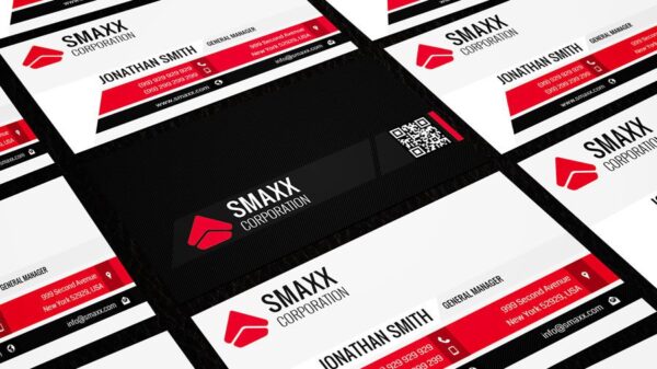 elite networker name card design 3