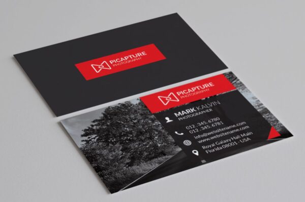 event photography name card design 1