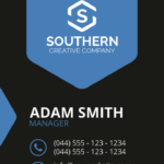 executive pro name card design 3