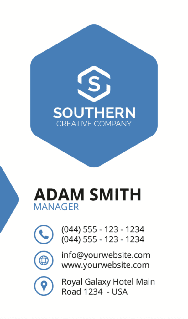 executive pro name card design 5