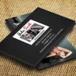 fashion photographer name card design 1