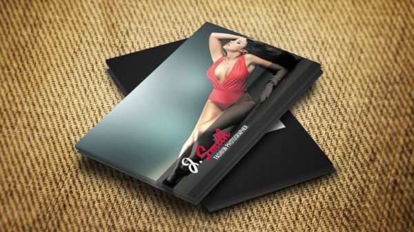 fashion photographer name card design 2