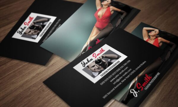 fashion photographer name card design 4