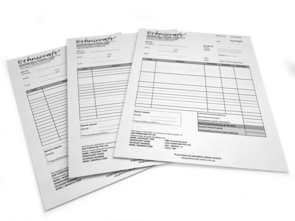 invoice books printing 2