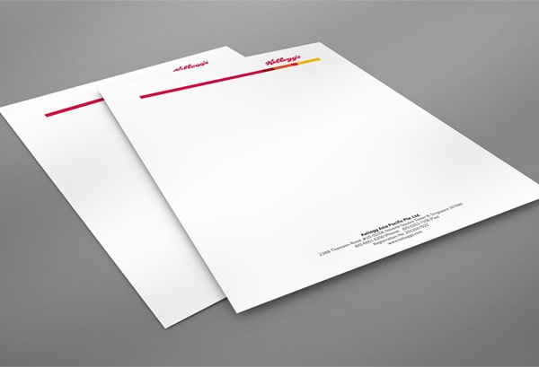 kellogg letterhead