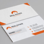 luxury real estate name card design 1