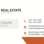 luxury real estate name card design 2