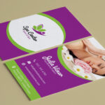 massage therapy name card design 1