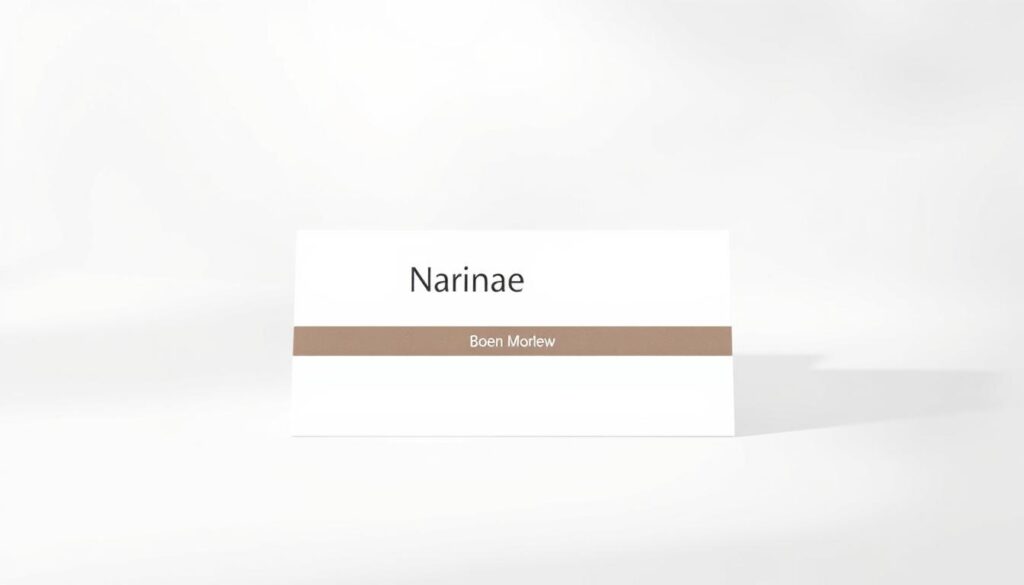 minimalist name card design