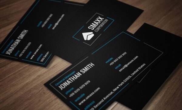 modern business essentials name card design 4