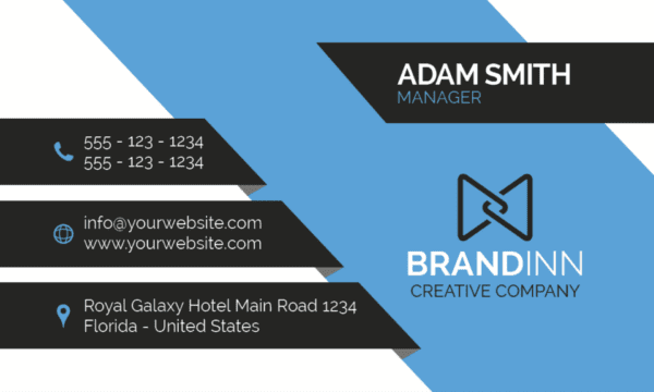 modern entrepreneur name card design 2