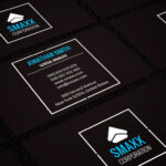 neat and sleek name card design 3