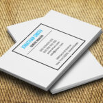 neat and sleek name card design 4