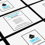 neat and sleek name card design 6