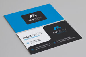 real estate broker name card design 1