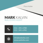 realty marketing specialist name card design 2