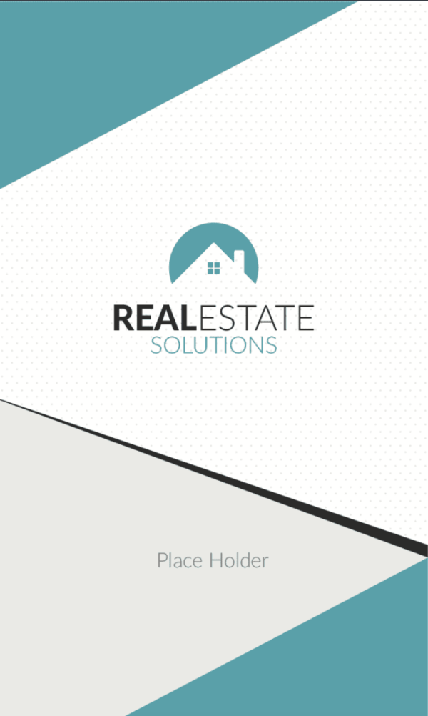 realty marketing specialist name card design 3