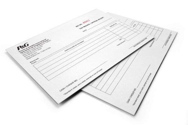 Receipt Books Printing