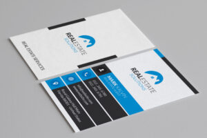 residential property consultant name card design 1